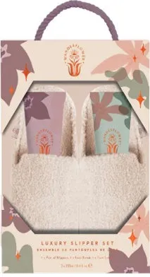Wanderflower Luxury Slippers Gift Set
