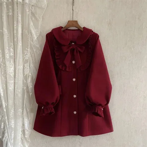 Woolen Lolita Loose Jacket