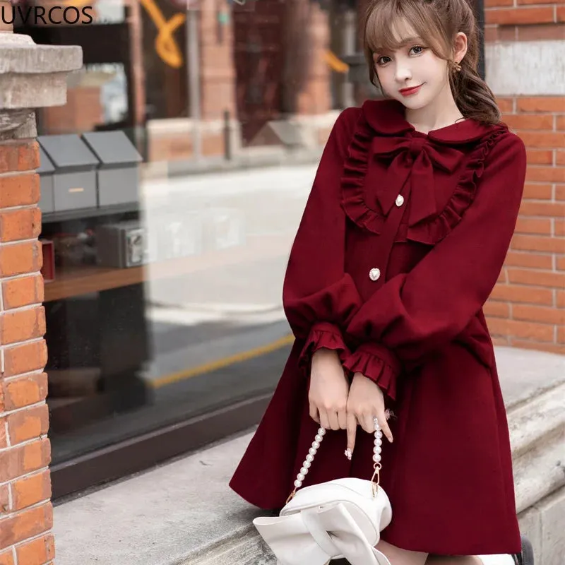 Woolen Lolita Loose Jacket
