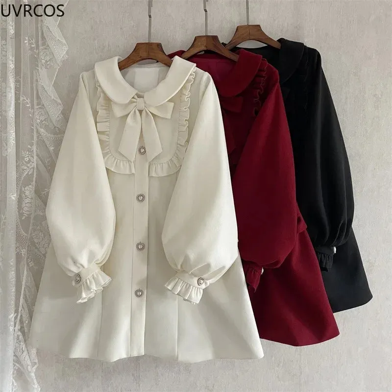 Woolen Lolita Loose Jacket