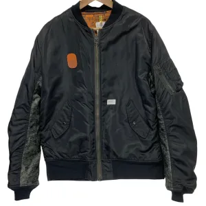 [XL] WTAPS 07AW MA-1 Jacket Black