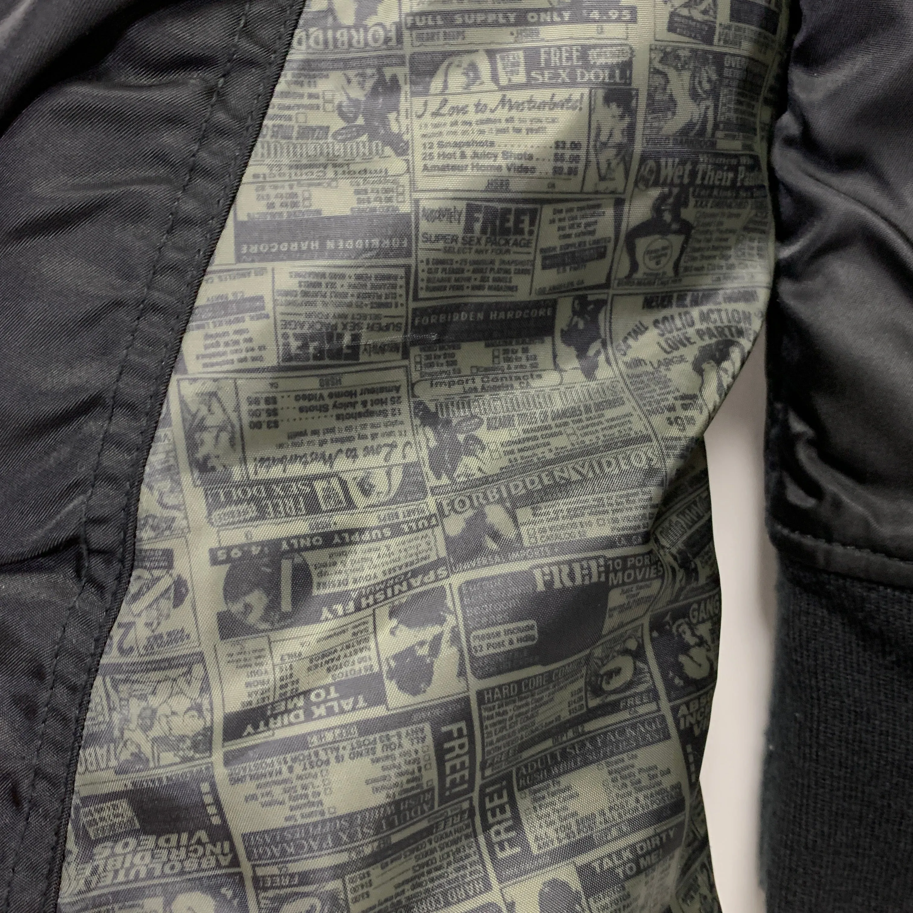 [XL] WTAPS 07AW MA-1 Jacket Black